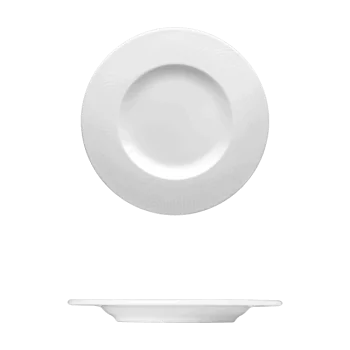Fine White Porcelain Plate - Ecos Collection - 7" ( 17.75cm ) - set of 24