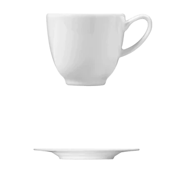 Fine White Porcelain Cup - Saturno Collection - 4 oz. ( 100ml ) - set of 24
