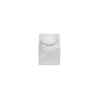 Fine White Porcelain Square Podium - Terra Collection - 4 x h 4.25" - set of 4