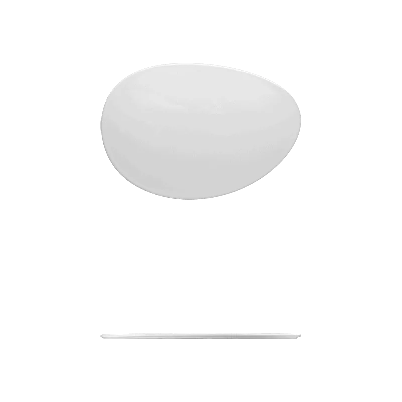 Fine White Porcelain Sushi Plate - Saturno Collection - 10 5/8" x 7 1/4" ( 27 x 18cm ) - set of 12 Fine White Porcelain Sushi Plate - Saturno Collection - 10 5/8" x 7 1/4" ( 27 x 18cm ) - set of 12