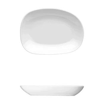 Fine White Porcelain Large Dip Bowl - Saturno Collection - 6" x 4 1/2" ( 16 x 12cm ) - set of 24