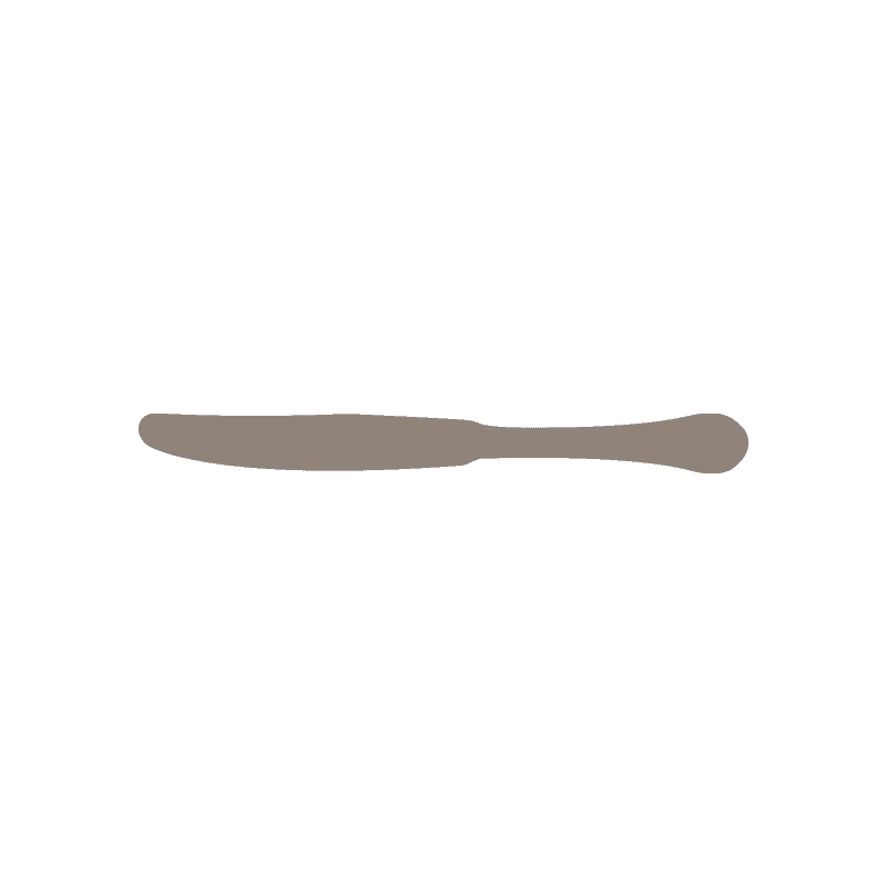 Monaco Collection Table Knife Solid Handle - set of 12