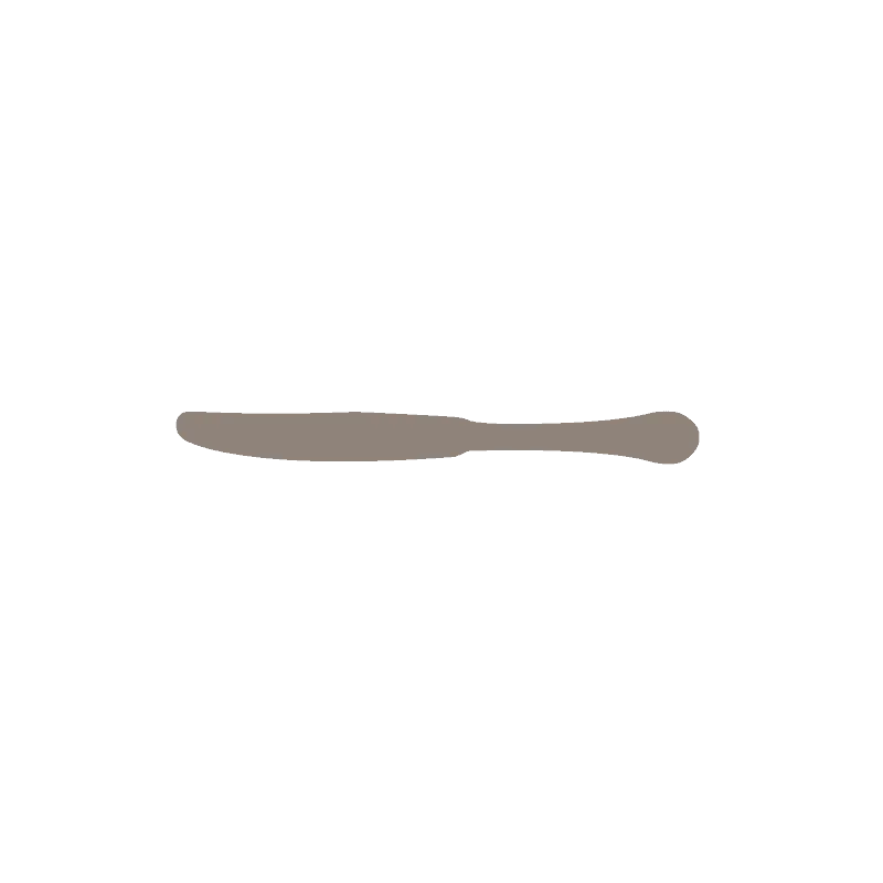Monaco Collection Dessert Knife Solid Handle - set of 12 Monaco Collection Dessert Knife Solid Handle - set of 12