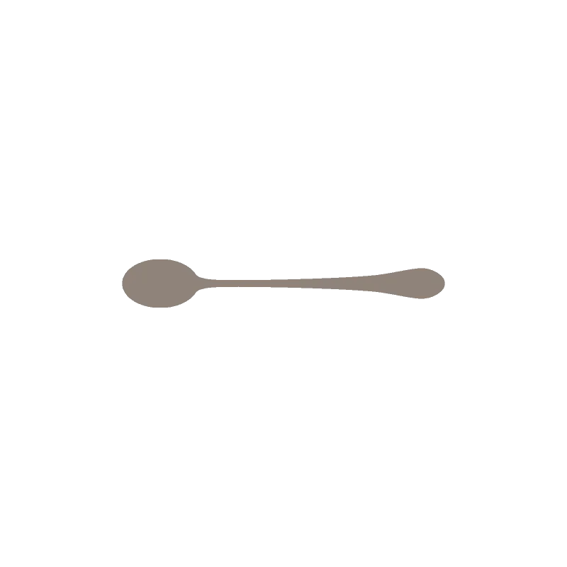 Metro Collection Iced Teaspoon - set of 12 Metro Collection Iced Teaspoon - set of 12