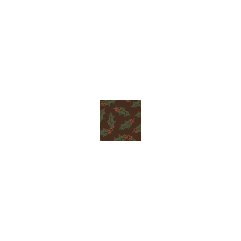 Holly Leaves Chocolate Transfer Sheets - 300 mm x 400 mm - 10 sheets