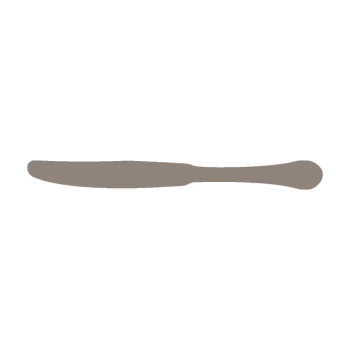 Marina Collection Dinner Knife Solid Handle - set of 12