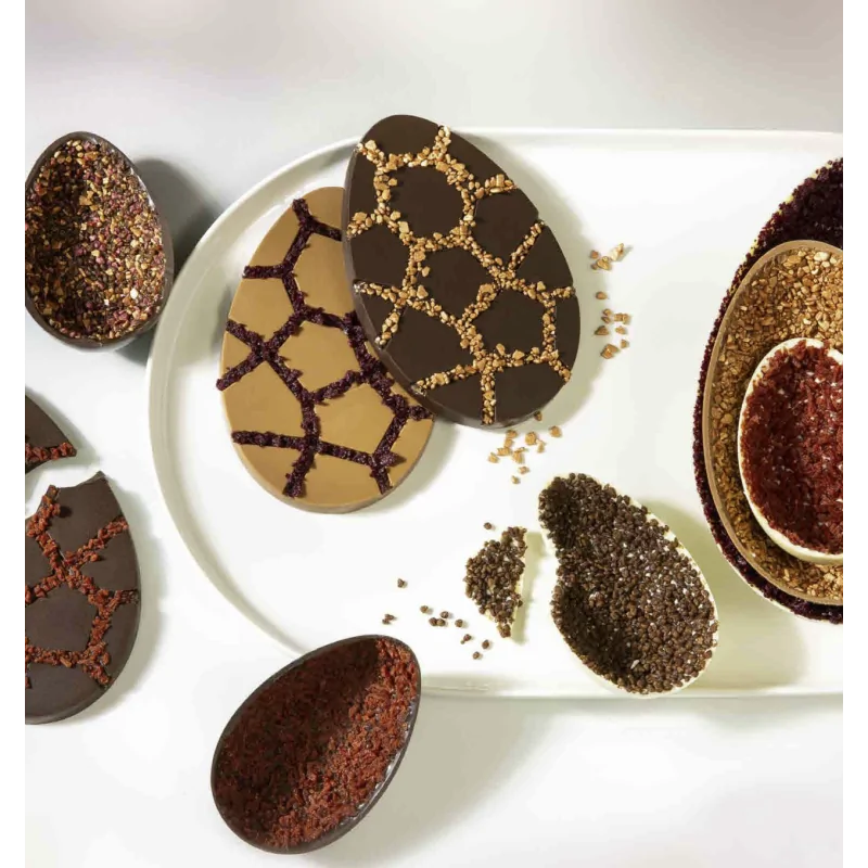 Edible Dessert Toppings - Scarlet Metalic Flakes - 350gr