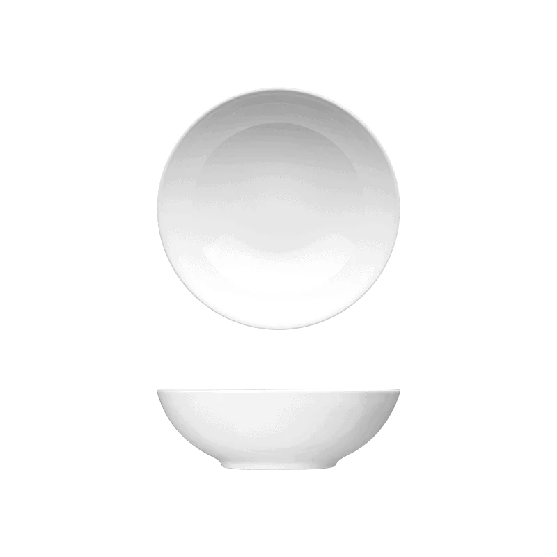 Fine White Porcelain Coupe Deep Plate - Saturno Coupe Collection - 9.5" ( 24cm ) - set of 12 Fine White Porcelain Coupe Deep Plate - Saturno Coupe Collection - 9.5" ( 24cm ) - set of 12