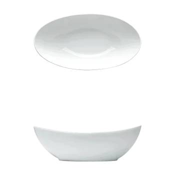 Fine White Porcelain Dip Bowl - Saturno Collection - 6 1/2" x 4" ( 10 x 7cm ) - set of 24