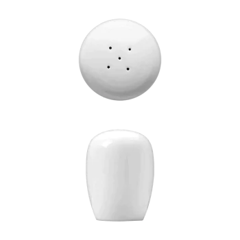 Fine White Porcelain Salt - Duo Collection - 2 3/4" ( h: 7cm ) - set of 12