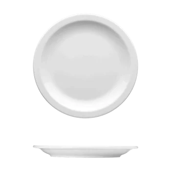 Fine White Porcelain Narrow Rim - Synergy Collection - 11" ( 28cm ) - set of 12