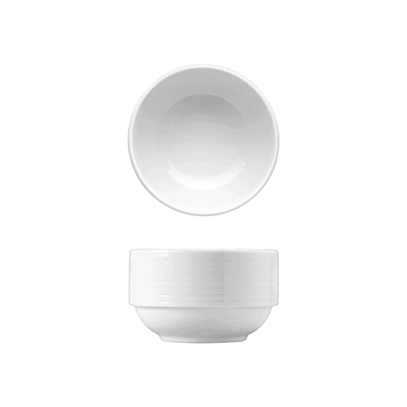 Fine White Porcelain Bouillon Cup - Raio Collection - 11" - set of 12