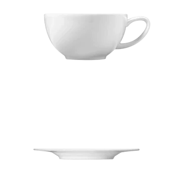Fine White Porcelain Saucer - Saturno Collection - 7 1/8" ( 18cm ) - set of 24