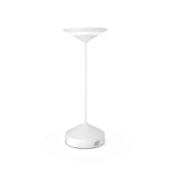 Abert Tempo White Table Lamp (L:3.937'' X W:3.937'')