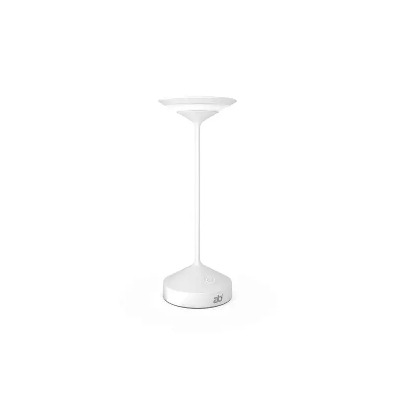 Abert Tempo White Table Lamp (L:3.937'' X W:3.937'') Abert Tempo White Table Lamp (L:3.937'' X W:3.937'')