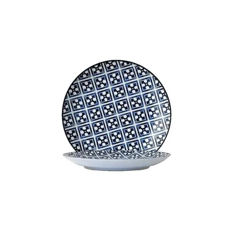 Candour Azure Coupe Plate (D:6.5'') - Set of 24