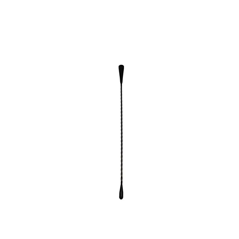 Mix Dual Sided Bar Teadrop Spoon, Black Matte (L:15.748'' X W:0.59'') Mix Dual Sided Bar Teadrop Spoon, Black Matte (L:15.748'' X W:0.59'')