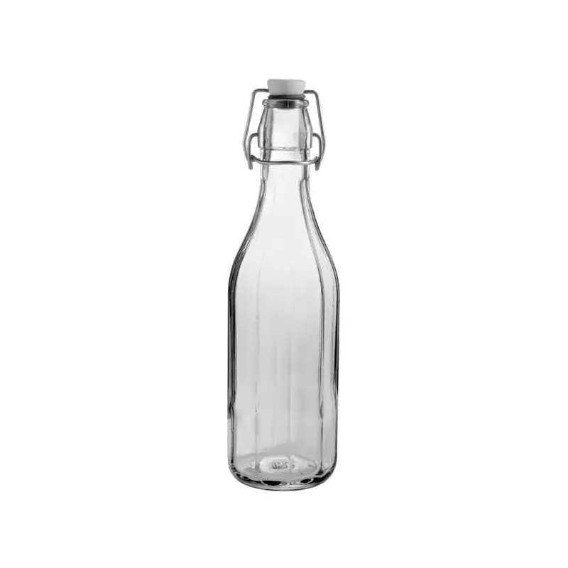 Paneled Swing Top Bottle 17.0 Oz (L:3.2'' X W:2.8'') - Set of 12