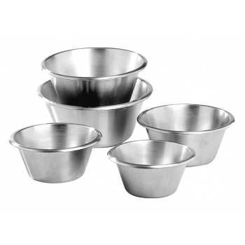 Matfer Bourgeat Flat Bottom Stainless Steel Mixing Bowl 12 1/2"