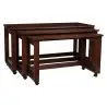 Bon Chef Nesting Table Set - Solid Wood - 3 - Piece
