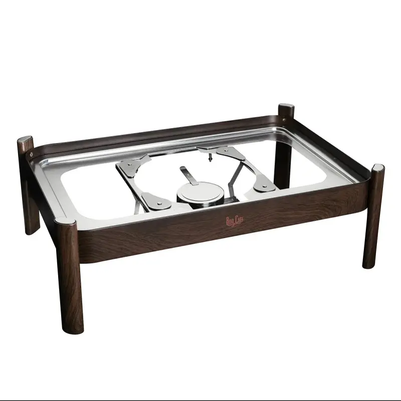 Bon Chef Mahogany Chafer - Full Size - 9.5 qt. - Rectangle