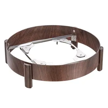 Bon Chef Mahogany Chafer - Full Size - 6.34 qt. - Round