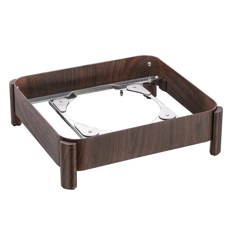 Bon Chef Slim Induction Stand - 1/2 Size - Rectangle - Mahogany