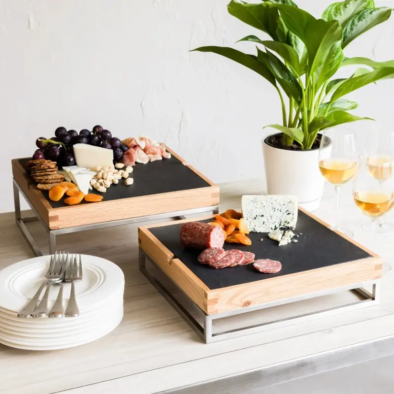 Bon Chef Oak Tray - Square - 12.75" Bon Chef Oak Tray - Square - 12.75"