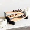 Bon Chef Nesting Buffet Stand - 6.5" High - Oak
