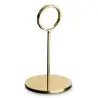Bon Chef Table Card Stand - Spiral Clip - Gold PVD