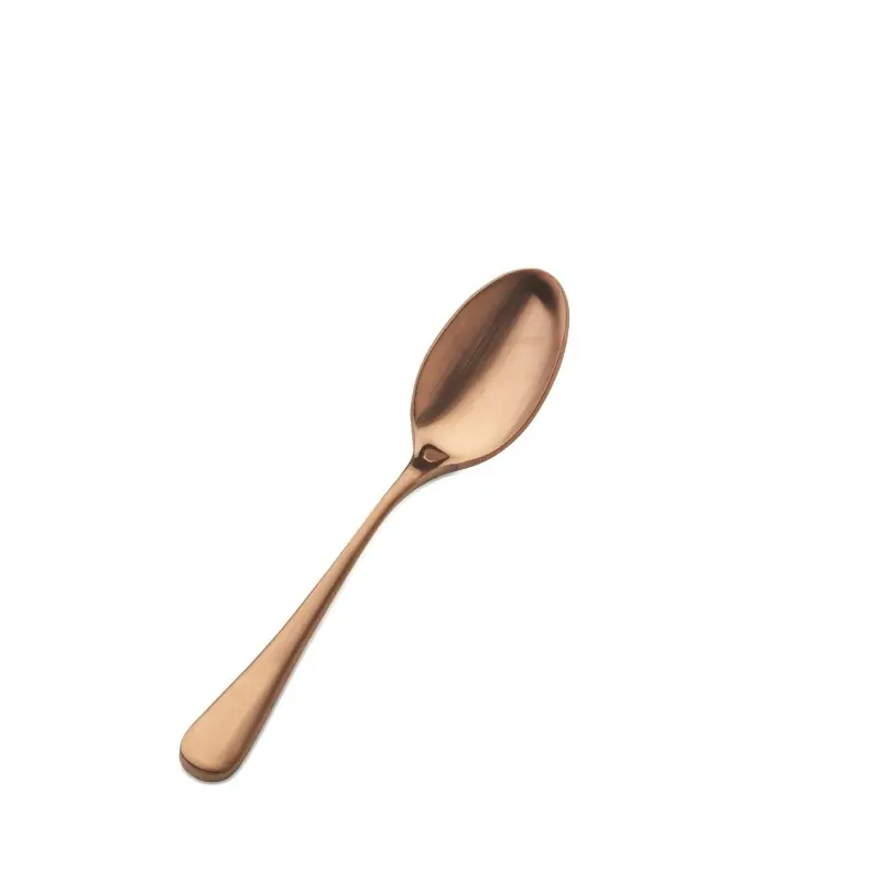 Bon Chef Como Teaspoon - 6 - 3/8" - Rose Gold Matte - Set of 12 Bon Chef Como Teaspoon - 6 - 3/8" - Rose Gold Matte - Set of 12