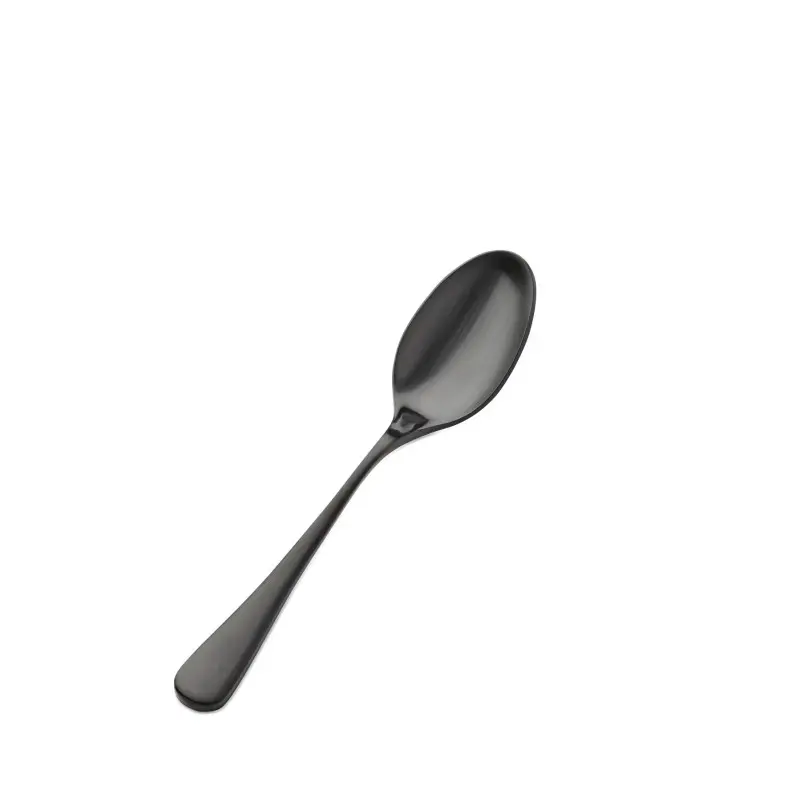 Bon Chef Como Teaspoon - 6 - 3/8" - Black Matte - Set of 12 Bon Chef Como Teaspoon - 6 - 3/8" - Black Matte - Set of 12