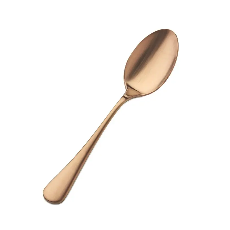 Bon Chef Como Table Serving Spoon - 8 - 1/2" - Rose Gold Matte - Set of 12 Bon Chef Como Table Serving Spoon - 8 - 1/2" - Rose Gold Matte - Set of 12
