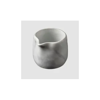 Elegant Mini Milk Jug - Handcrafted Stoneware - 73 x 67 x 62 mm 110 ml - Set of 6