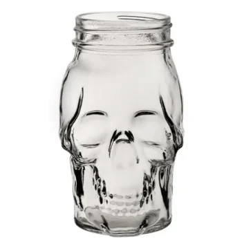 Skull Jar 17.5oz - Set of 12