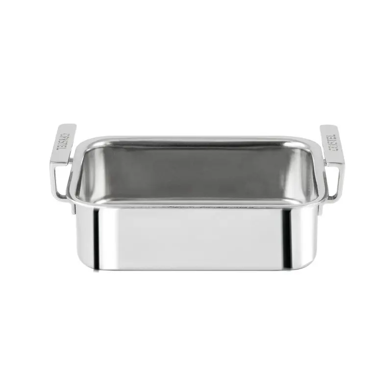 Cristel 3-Ply Stainless Steel Roaster - 4" x 4.5" x 2" Cristel 3-Ply Stainless Steel Roaster - 4" x 4.5" x 2"