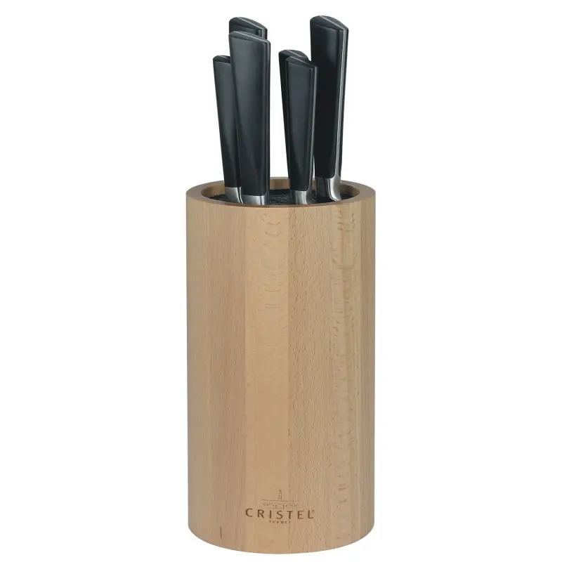 Cristel Knife Block - h: 9" / ø 4.1"