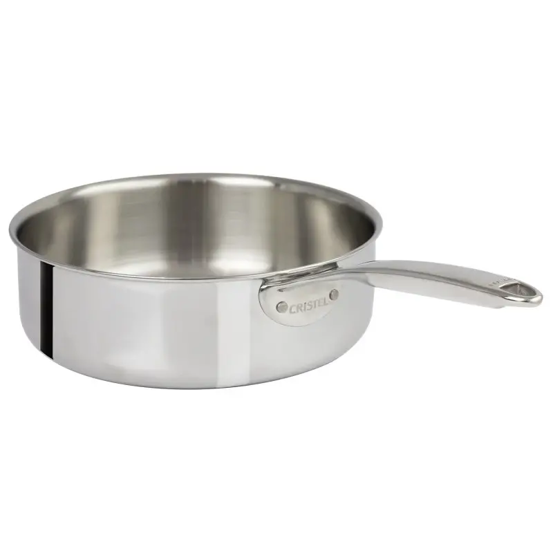 Cristel Stainless Steel Sautépan (Ultraply®) - 9.5" 3.5 qt Cristel Stainless Steel Sautépan (Ultraply®) - 9.5" 3.5 qt