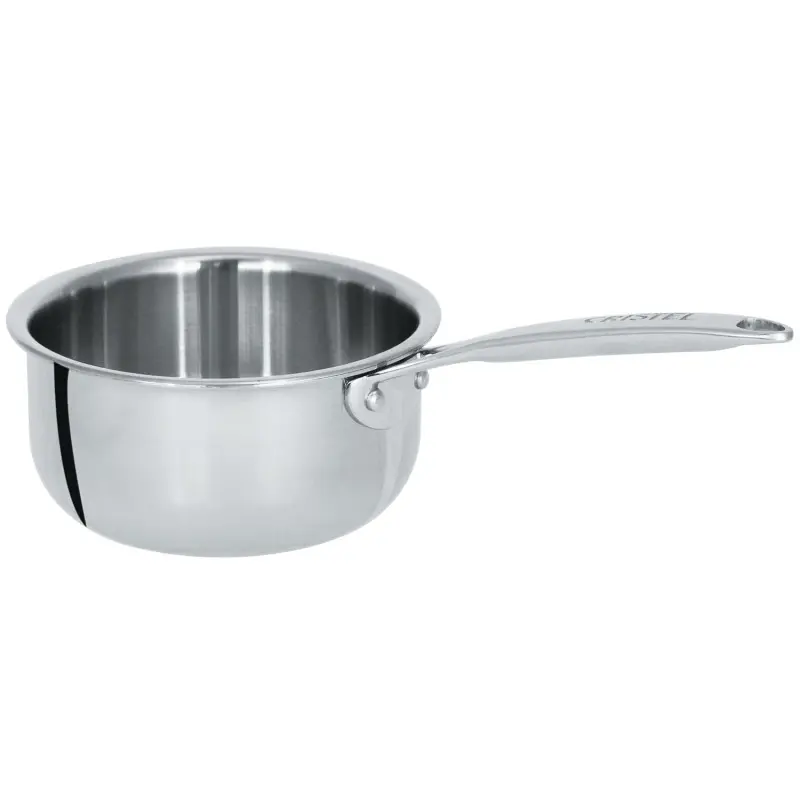 Cristel Stainless Steel Saucepan / Chef'S Pan (Ultraply®) - 4" 0.50 qt Cristel Stainless Steel Saucepan / Chef'S Pan (Ultraply®) - 4" 0.50 qt