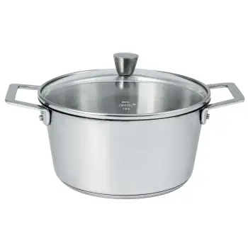 Cristel Stainless Steel Stewpan + Lid - 8" 3 qt