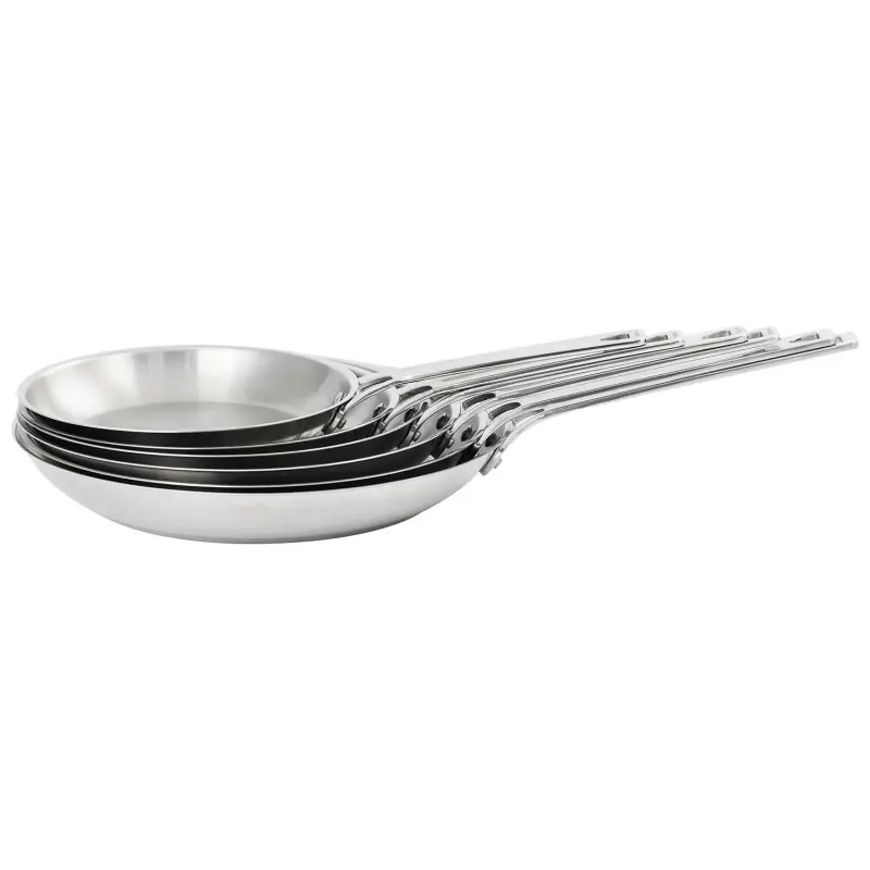 Cristel Stainless Steel Frying Pan - 8" Cristel Stainless Steel Frying Pan - 8"