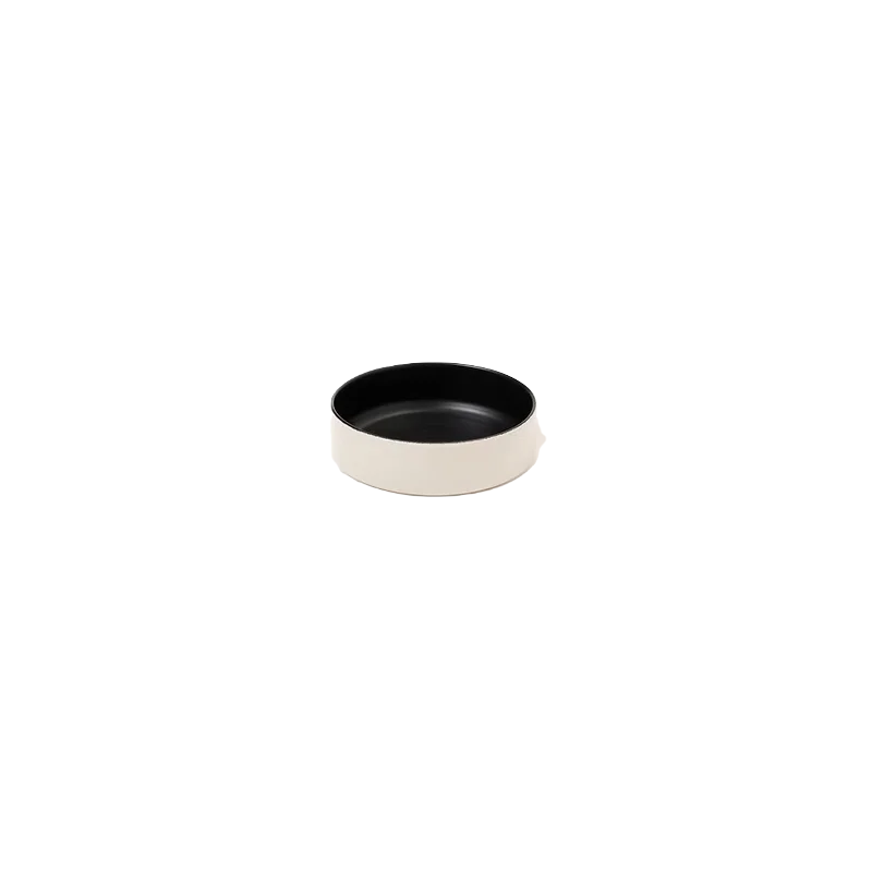 Elegant Midnight Bowl - Handcrafted Stoneware - 16 x 4.8 cm - Set of 6