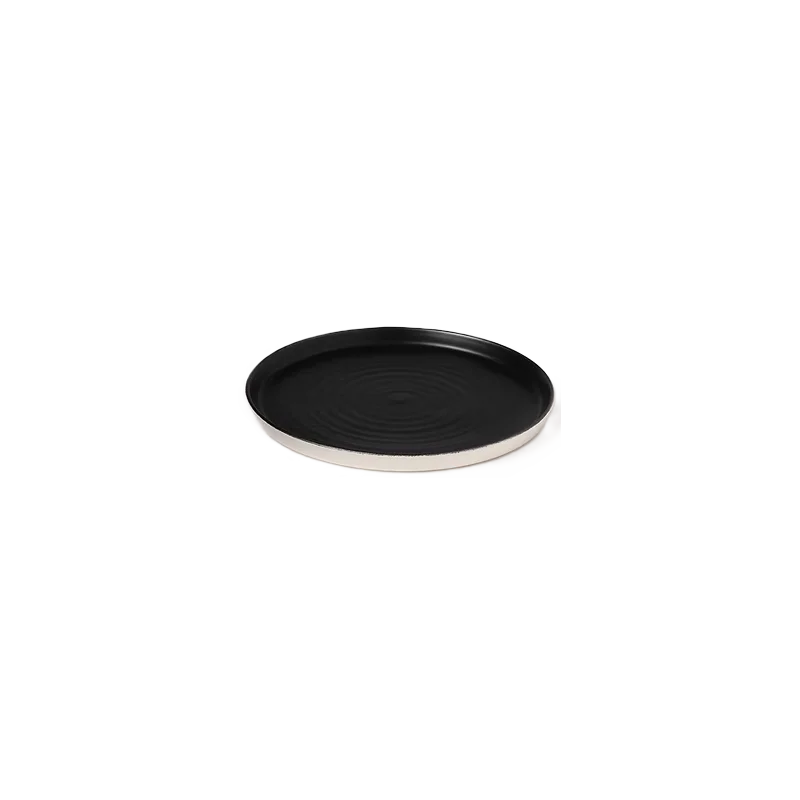 Elegant Midnight Dinner Plate - Handcrafted Stoneware - 27 x 2 cm - Set of 6 Elegant Midnight Dinner Plate - Handcrafted Stoneware - 27 x 2 cm - Set of 6