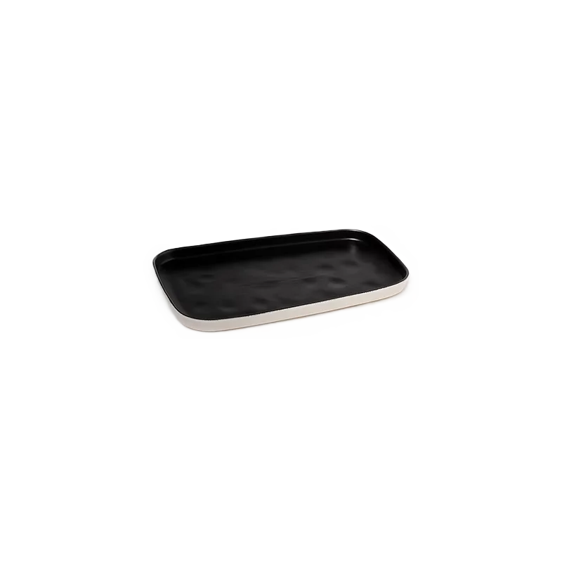 Elegant Midnight Bread Dish - Handcrafted Stoneware - 16 x 1.8 cm - Set of 6 Elegant Midnight Bread Dish - Handcrafted Stoneware - 16 x 1.8 cm - Set of 6