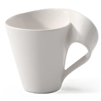 Villeroy & Boch NewWave Caffe Collection Fine Porcelain Mug with handle - - 6 pcs set.