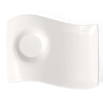 Villeroy & Boch NewWave Caffe Collection Fine Porcelain Partyplate - 170 x 130 mm - 6 pcs set.