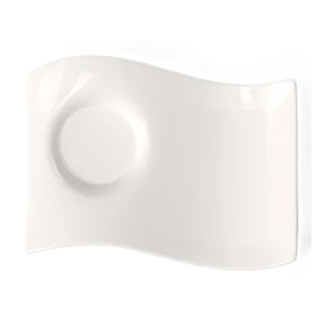 Villeroy & Boch NewWave Caffe Collection Fine Porcelain Partyplate - 220 x 170 mm - 6 pcs set.