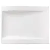 Villeroy & Boch NewWave Collection Fine Porcelain Flat rectangular plate - 260 x 200 mm - 4 pcs set.