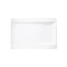Villeroy & Boch NewWave Collection Fine Porcelain Flat gourmet rectangular plate - 370 x 250 mm - 4 pcs set.