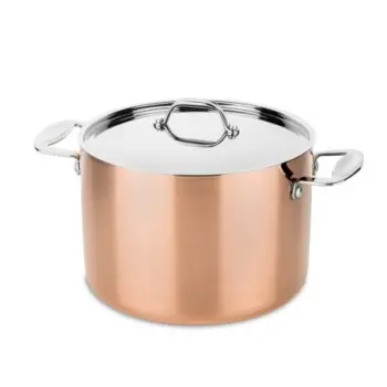 Mepra Toscana Deep Pot with Lid 7.87" - 1 Piece - Copper
